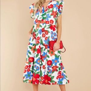 🌼NWOT! Floral midi dress🌼